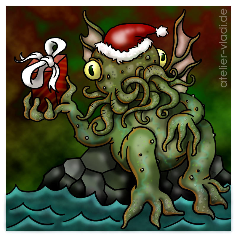 cthulhu weihnachten tentakel